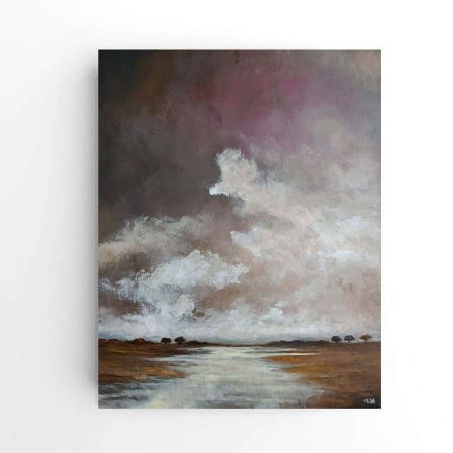 Tam gdzie czas płynie wolniej-obraz akrylowy