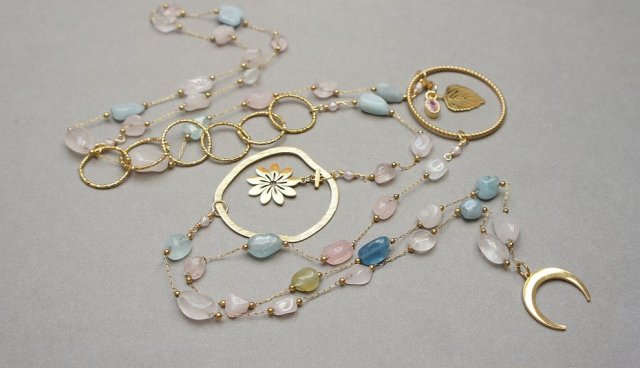 Sautoir /morganit vol. 2/ 23.03.26 - długi naszyjnik