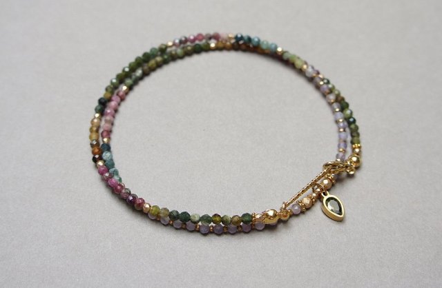 Turmaliny /choker/ vol. 51 naszyjnik /23.03.26/- Szlachetna kolekcja