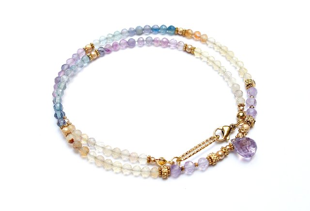 Fluoryt vol. 9 /choker/ naszyjnik 18.03.26 - Szlachetna kolekcja