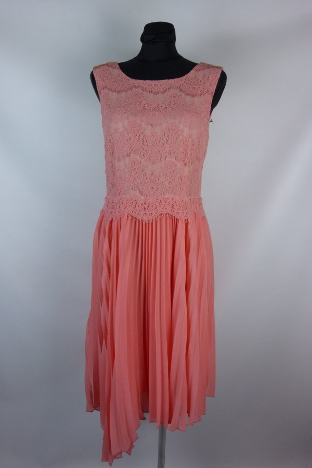 CHASE7 plisowana sukienka z koronką 14 / 40 z metką