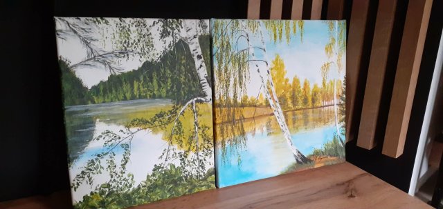 DYPTYK PEJZAŻOWY "BRZOZOWY BezCzas" - OŻYW SWOJE WNĘTRZE