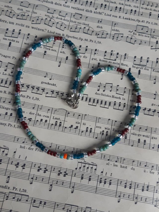 BOHO BLISKO SZYI * choker koraliki * ETNO * naszyjnik * summer vibe