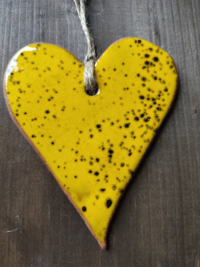 serce ceramiczne zawieszka