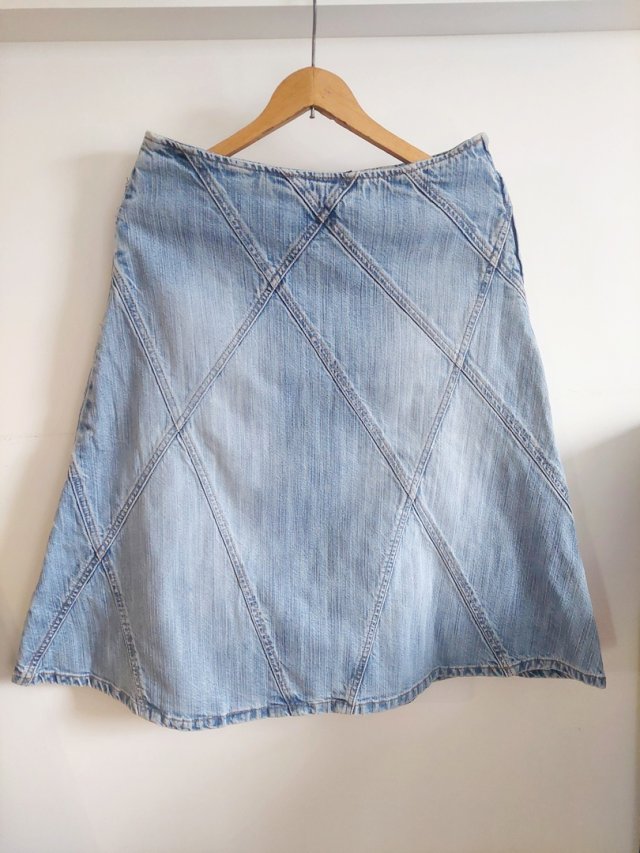 H&M Jeansowa spódnica w styly vintage