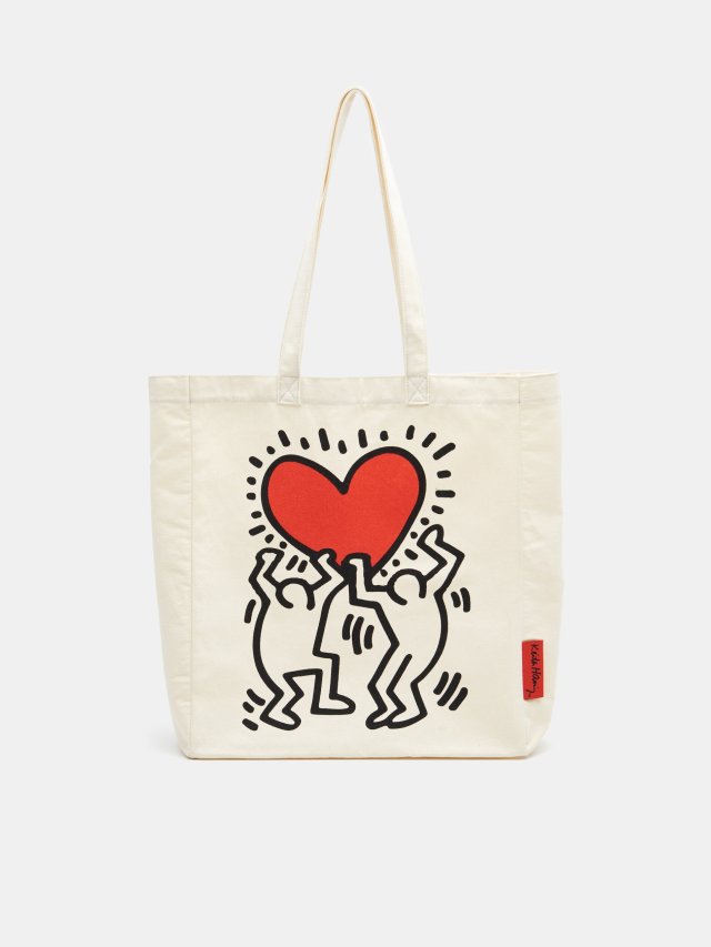 SINSAY - TORBA SHOPPER - Keith Haring