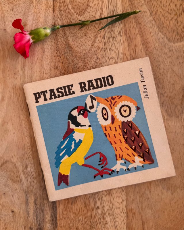 Ptasie radio z serii Z wiewiórką, książeczka dla dzieci, PRL