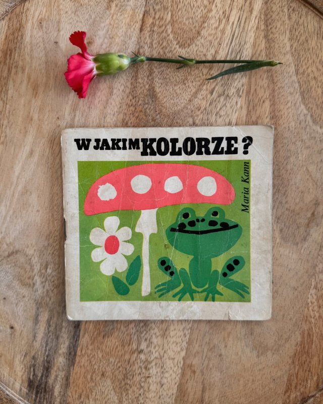 W jakim kolorze, z serii Z wiewiórką, książeczka dla dzieci, PRL