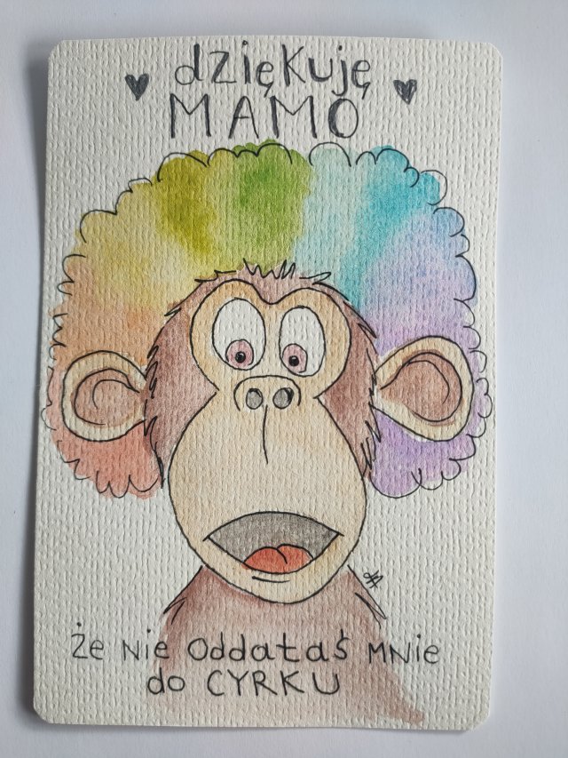 Kartka na Dzień Matki handmade