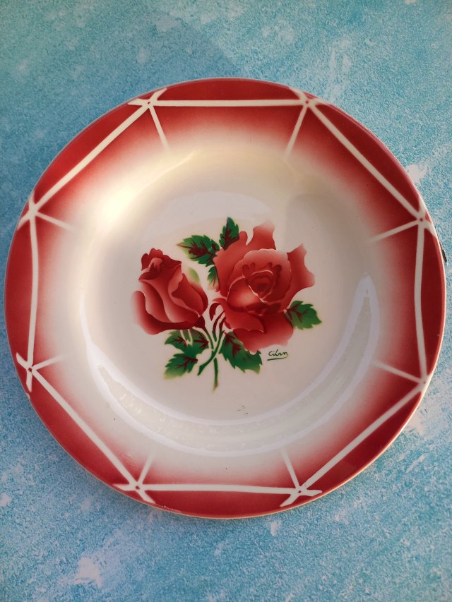 Talerz francuski Sarreguemines Cibon