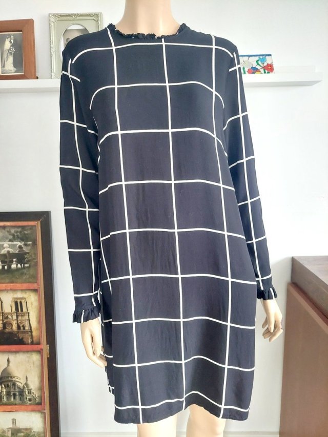 wiskozowa sukienka H&M