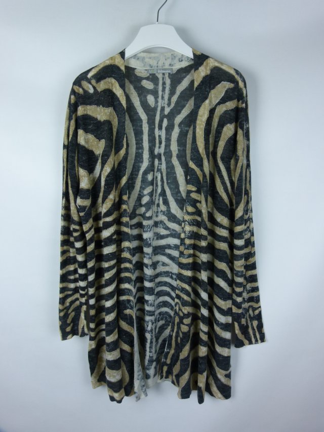 Marks&Spencer cieńszy sweter narzutka z lnem 24 / 50