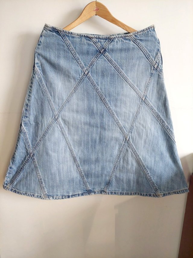 H&M Jeansowa spódnica w styly vintage