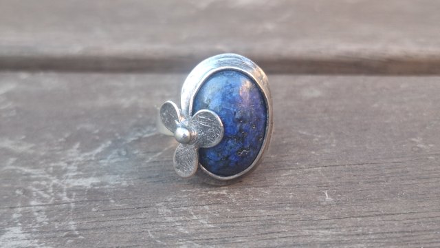 Lapis lazuli - pierścionek regulowany