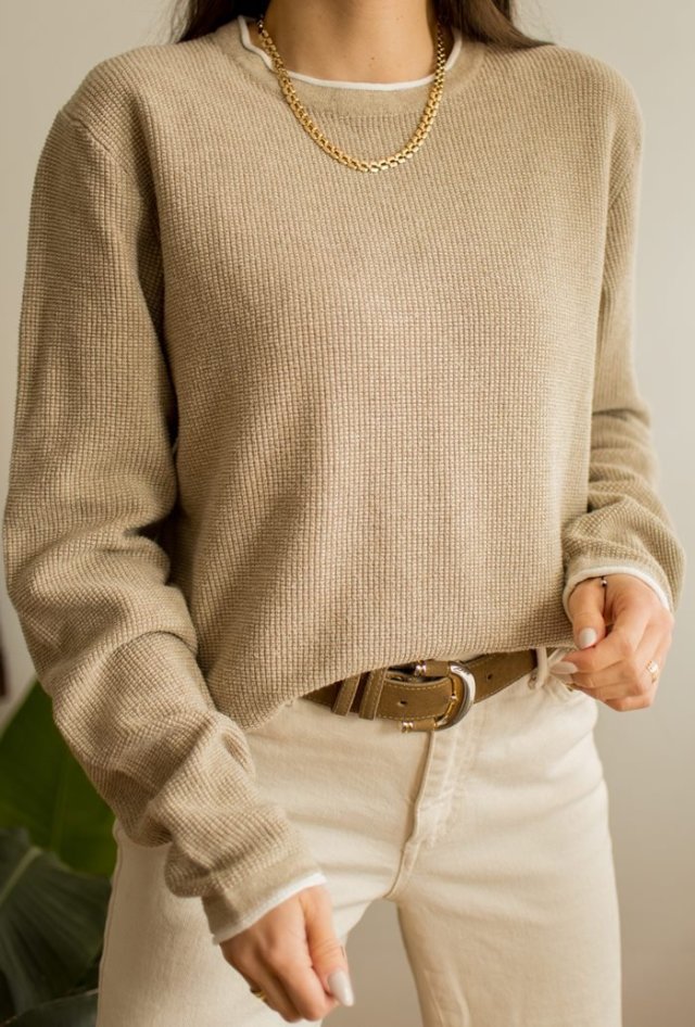 bawełniany sweter M