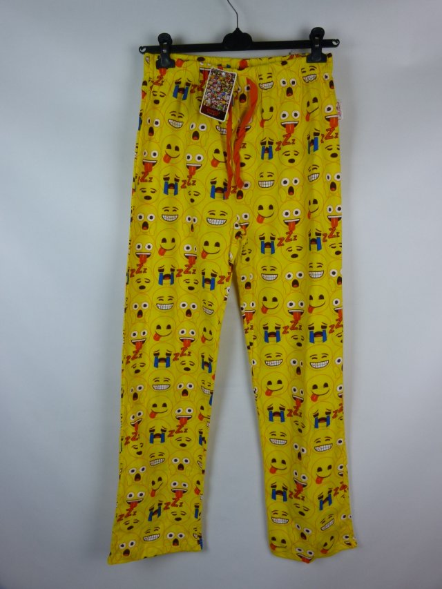 Peacocks Emoji spodnie od piżamy bawełna / M z metką
