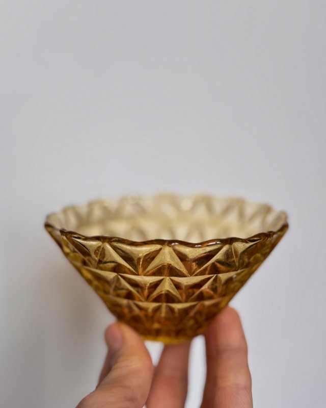 Miseczka szklana PRL Huta Szkła Prądniczanka II połowa XX w.