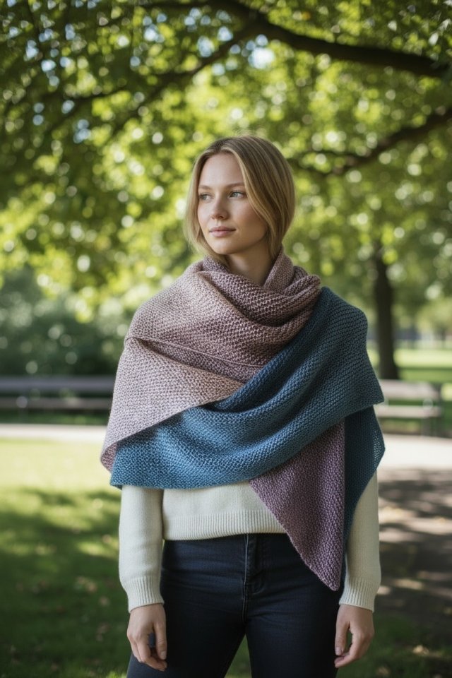 Duża Wełniana-chusta