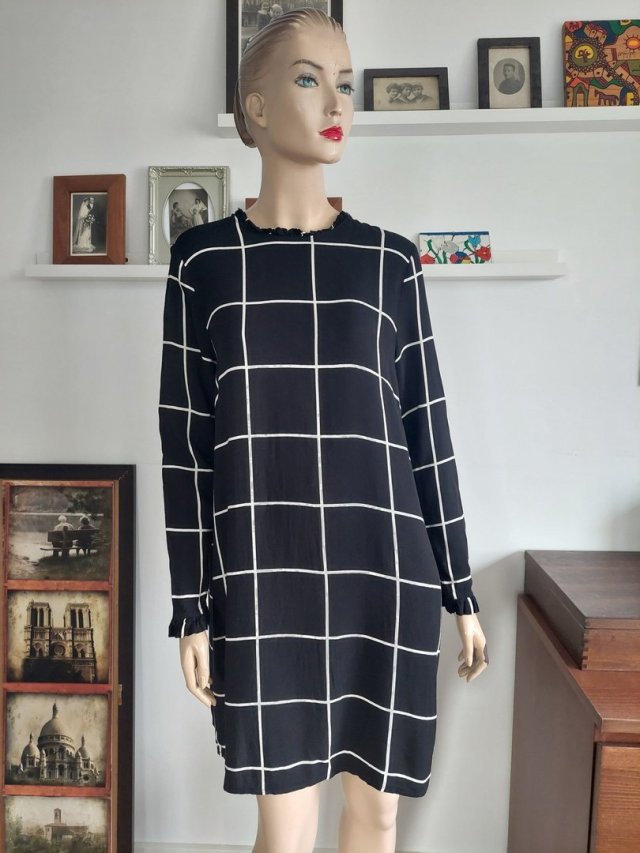 wiskozowa sukienka H&M