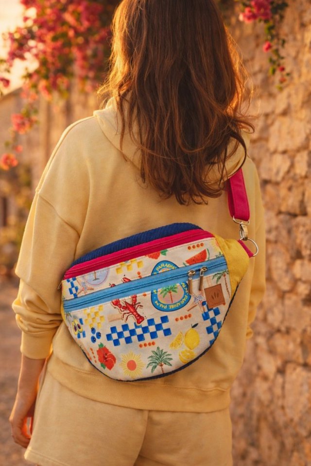 Kolorowa duża nerka XL Sacramento