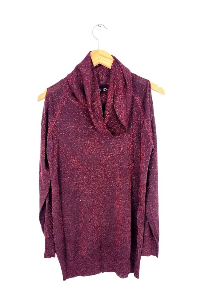 PRINCIPLES golf brokat gołe ramiona tunika 38 M