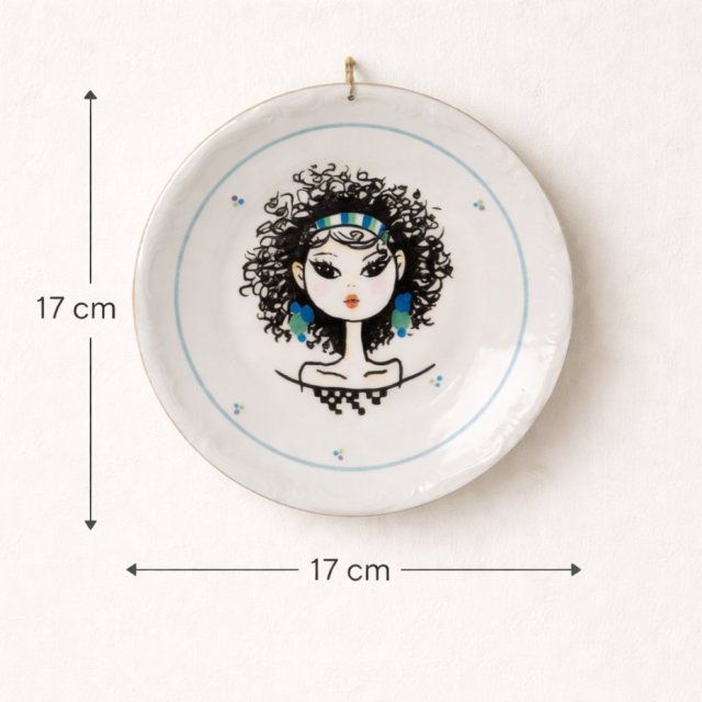 Talerz wiszący, talerzyk ozdobny na ścianę