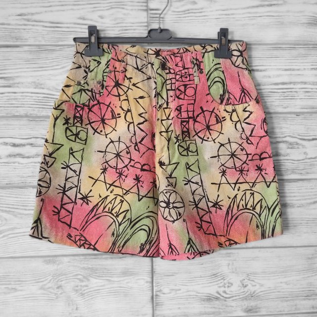 Next spodenki vintage len bawełna