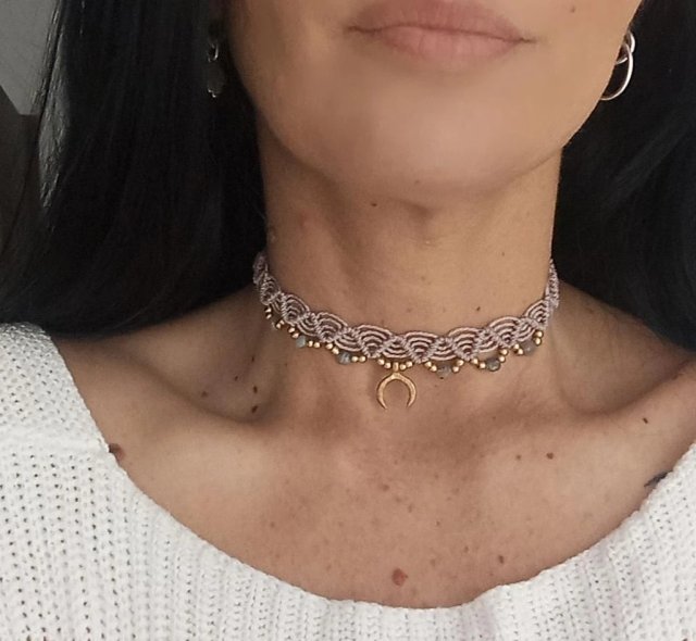 Naszyjnik z labradorytem