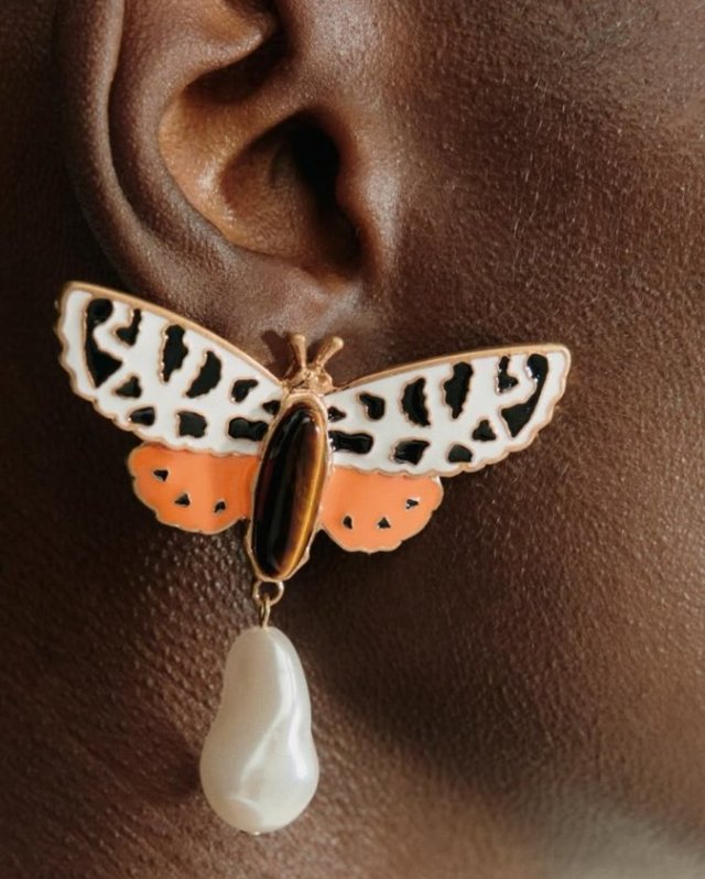 ZARA - KOLCZYKI MOTYLE