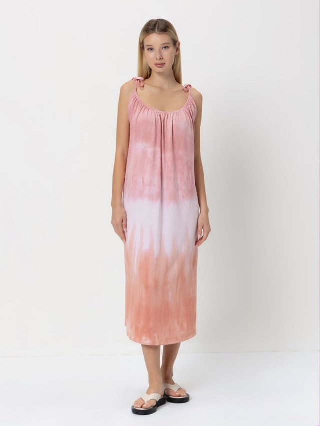 RESERVED - DŁUGA SUKIENKA - OMBRE - S