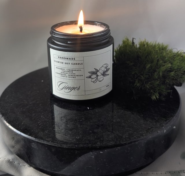 Świeca sojowa zapachowa ginger
