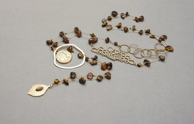 Sautoir /tygrysie oko/ 01.04.26 - naszyjnik