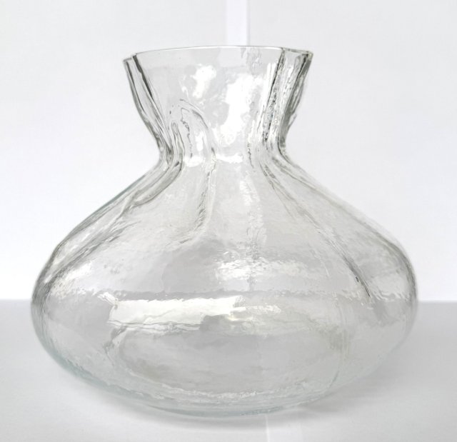 Kolekcjonerski Wazon Blomknyte SEA Glasbruk Szwecja Szkło Artystyczne Glass Bag Vintage