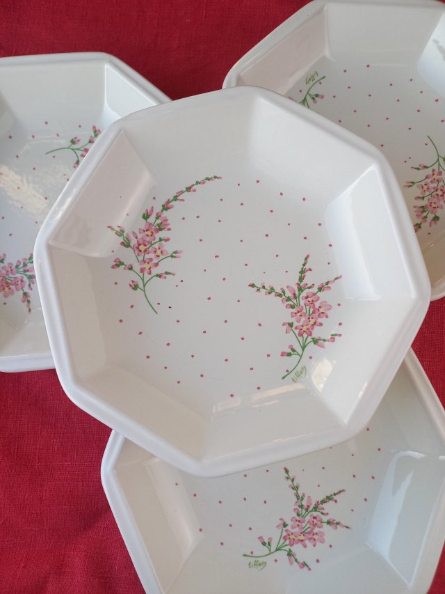 4 talerze głębokie Tiffany