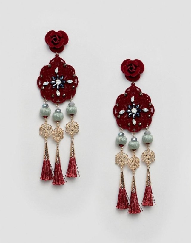 HER CURIOUS NATURE - KOLCZYKI KWIATY - cyrkonie