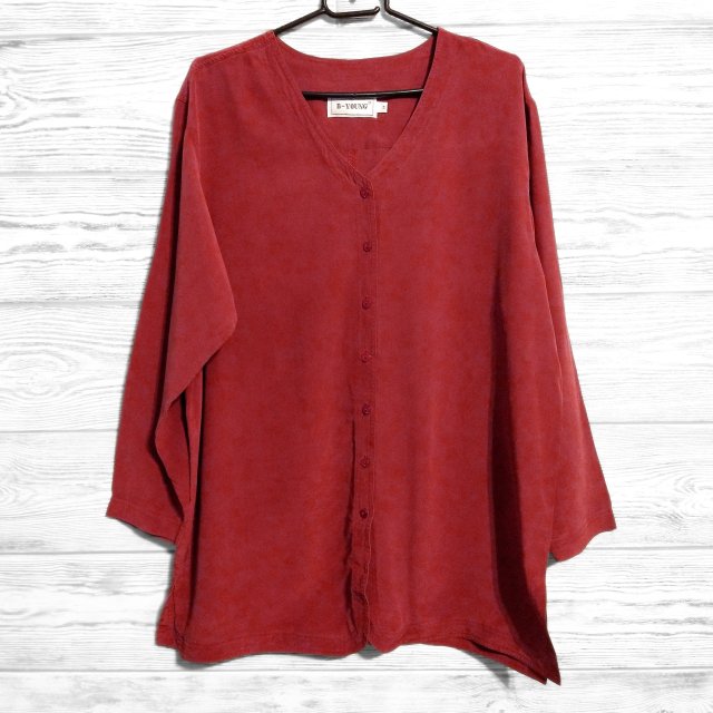 100% jedwab koszula vintage