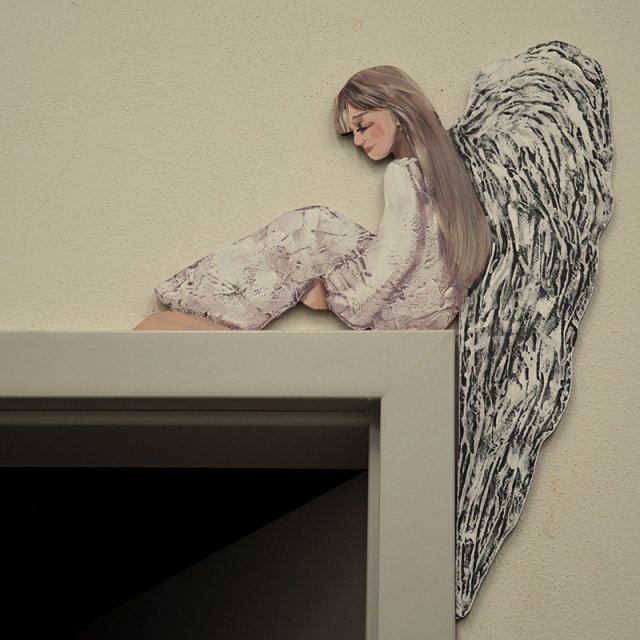 Opiekun Anioł... Ręcznie malowane