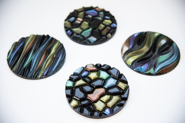 Komplet podkładek z żywicy epoksydowej