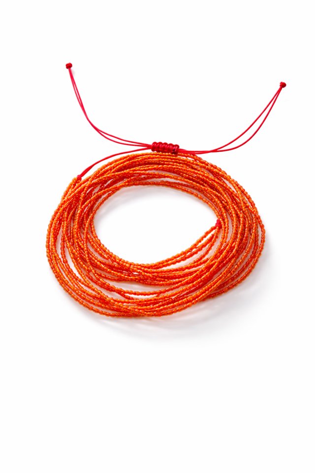 Bransoletka Ognisty Pomarańcz z Czerwienią