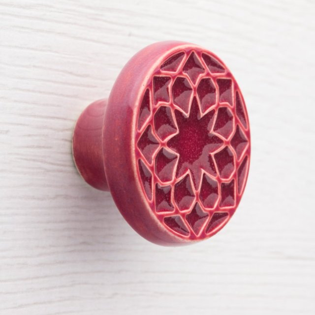 Gałka do mebli wiśniowa wz.01