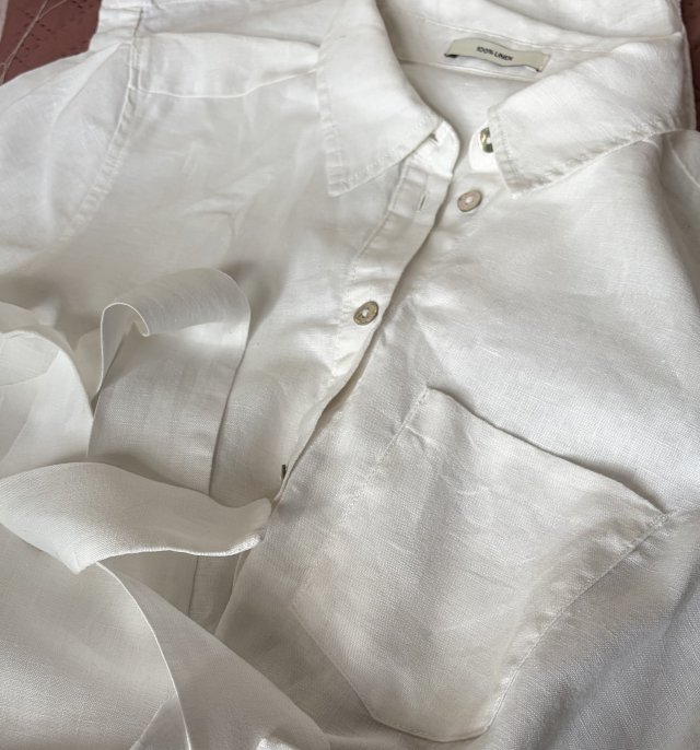 100% LINEN - lniana  - naturalna , miękka , przewiewna