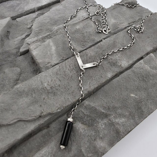 Simple - naszyjnik z onyksem