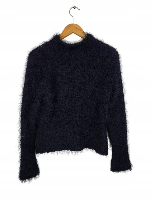 DIDI futrzasty sweter damski czarny 36 S