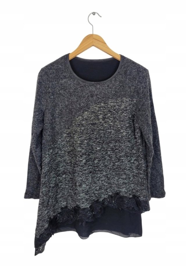 Tunika sweterkowa asymetryczna 36/38 S/M