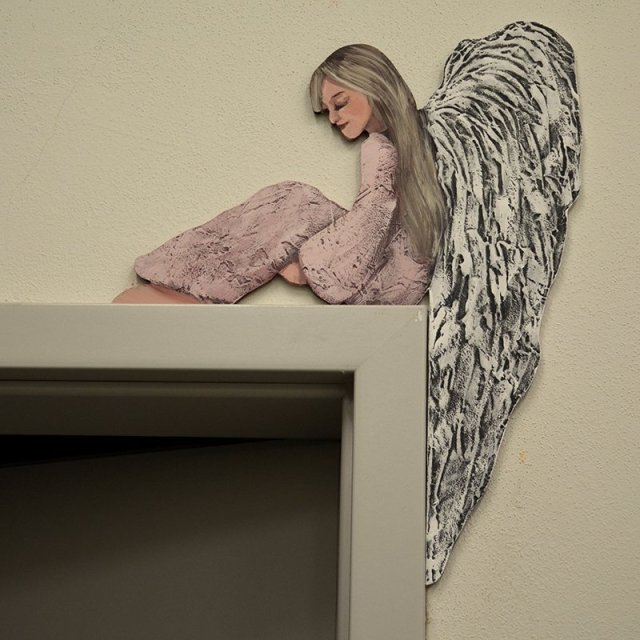 Opiekun Anioł... Ręcznie malowane