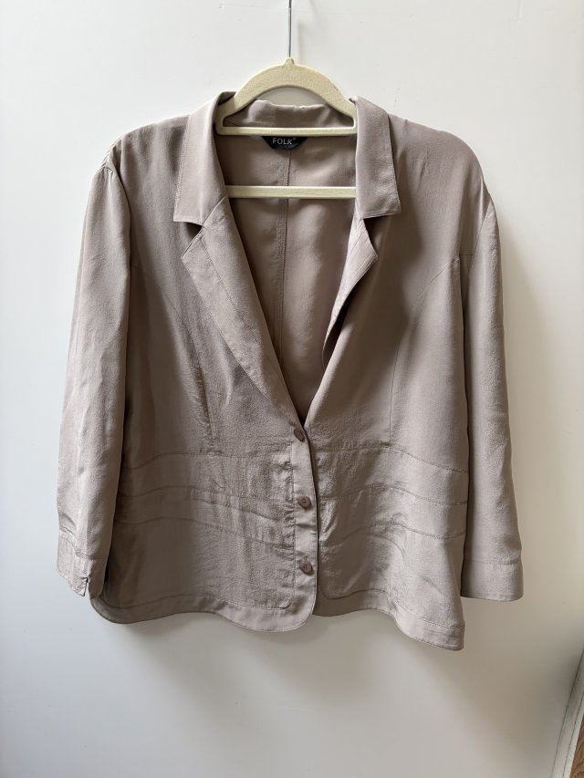 Silk FOLK JEDWABNY ŻAKIET - pięknie uszyty