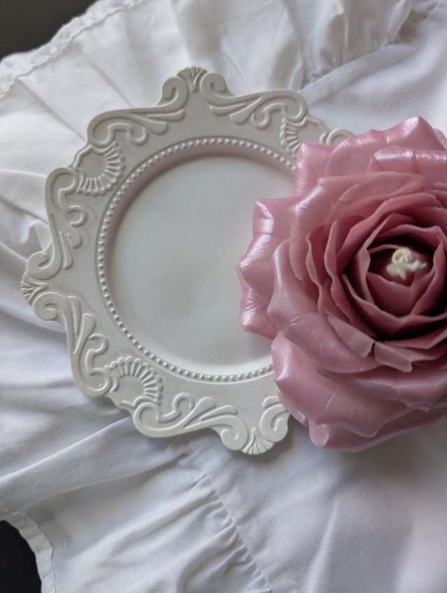 Dekoracja do domu talerzyk pod świecę lub drobiazgi