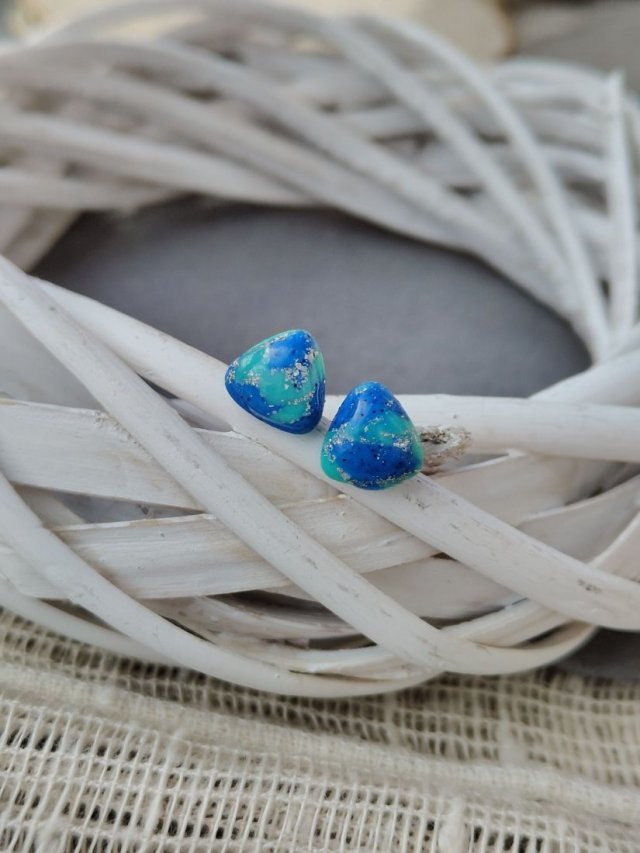 Laguna - Kolczyki z Glinki Polimerowej