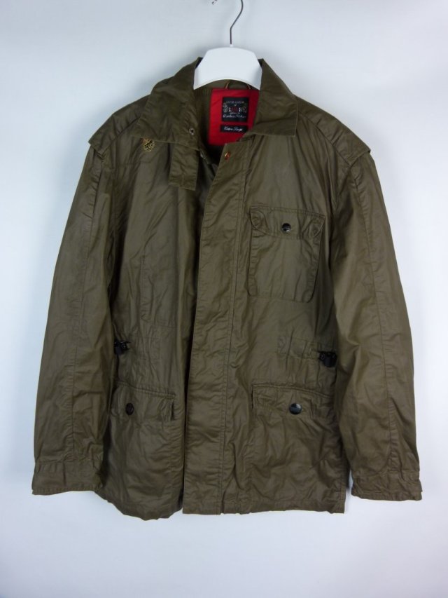 LUKE powlekana bawełniana kurtka parka / XL