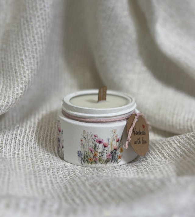 Świeczka sojowa- Kwiaty